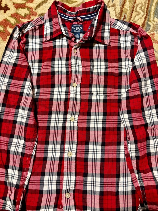 Place Other - The Children's Place Red Plaid Button-Up Shirt - Boys